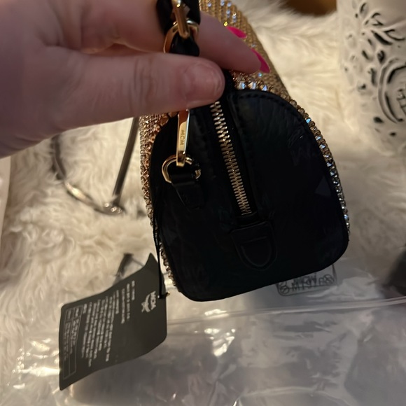 MCM BOSTON BAG IN CRYSTAL VISETOS IN BROWN - Picture 3 of 8